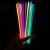Betisoare luminoase tip bratara Glow Sticks verde, set 100 bucati cu conectori