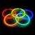 Betisoare luminoase Glow Sticks albastre, set 100 bucati cu conectori pentru bratari