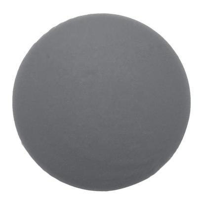 Opritor ușă rotund autoadeziv din cauciuc, 6 cm, gri închis