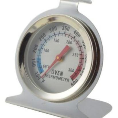 Termometru de cuptor din inox Perfect Home, 50–300°C, cadran ușor de citit