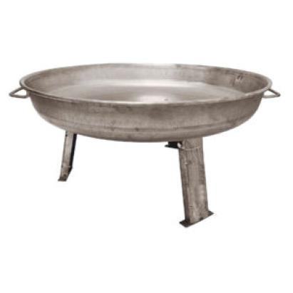 Vatră de foc din oțel cu 3 picioare detașabile, 55 cm, pentru grădină