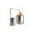 Set cazan de distilare cupru-inox 92L cu termometru si vas de racire 30L