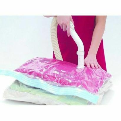 Sac pentru vidat reutilizabil 98x67 cm, extra mare, pentru depozitare haine și pilote