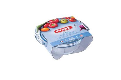 Vas termorezistent rotund cu capac Pyrex Irresistible, 4,9 L, sticlă borosilicată