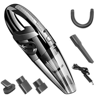 Aspirator auto fara fir 120W cu filtru HEPA, USB, acumulator 2000mAh