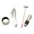 Set accesorii pentru vin 4 piese din inox, cu tirbușon și termometru