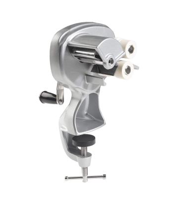 Mașină manuală pentru paste tip scoică/spirală, din aluminiu, argintie