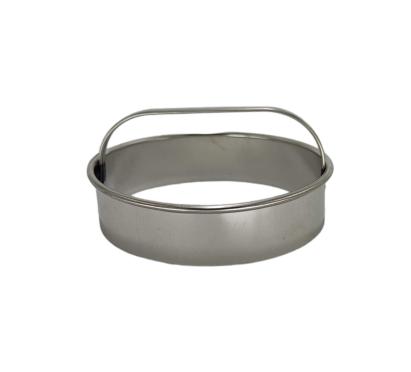 Formă metalică pentru langoș 9x2,3 cm cu mâner pentru porții perfecte