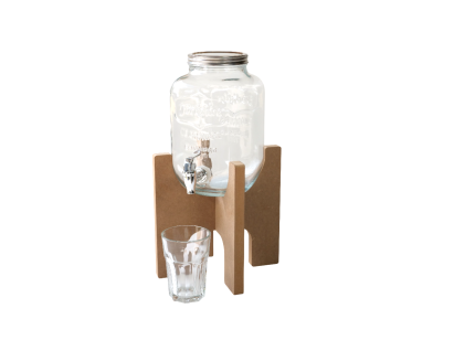 Suport pentru sticle de limonadă și suc, Juice Stand din MDF, pentru petreceri