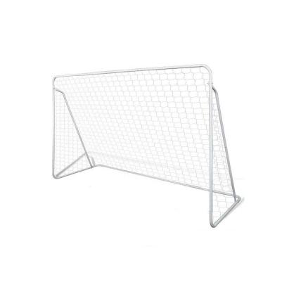 Poartă de fotbal pentru copii cu plasă, cadru din oțel, 213x150x75 cm