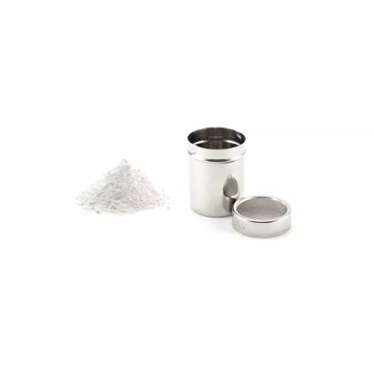 Difuzor pentru zahăr pudră din oțel inoxidabil, sită fină, 7 x 10 cm