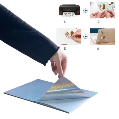 Folie printabilă inkjet Rainbow A4 pentru autocolante, set 20 coli Procart