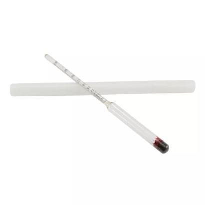 Alcoolmetru cu suport pentru măsurarea tăriei alcoolului 0–100%