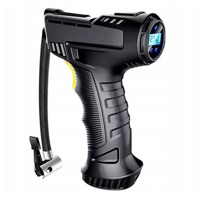 Compresor auto portabil wireless 120W, cu ecran LCD, incarcare USB si LED frontal