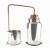 Set cazan de distilare 58L cupru-inox cu termometru si baza din fonta