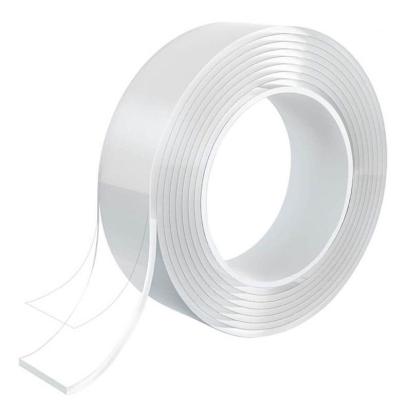 Bandă dublu adezivă Nano Tape transparentă, reutilizabilă, 30 mm x 3 m, 1 mm