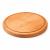 Placă de tăiat rotundă din lemn natural, 19 cm – pentru bucătărie și servire