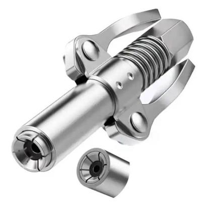 Cuplă autoblocantă pentru pompă de gresare, mâner dublu, din oțel inoxidabil