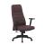Scaun directorial ergonomic pentru birou, PVC maro, 150 kg, reglabil 116–126 cm