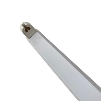 Corp T5 pentru tub LED 18W, 70 cm, montaj pe perete sau tavan, aluminiu alb