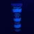 Vopsea UV neon albă pentru corp GlowMania, 25 ml, glow la lumină neagră