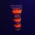 Vopsea UV neon roșie GlowMania pentru machiaj față și corp, 25 ml