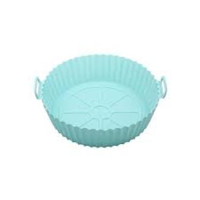 Tavă rotundă din silicon pentru Air Fryer 20x5 cm, culori variate