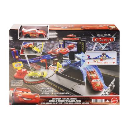 CARS SET DE JOACA PISTA DE CURSE PISTON CUP CU MASINUTA INCLUSA SuperHeroes ToysZone