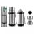 Termos turistic din inox 1100 ml cu 2 pahare, Perfect Home