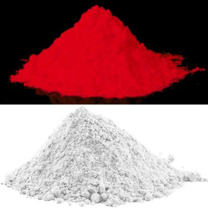 Pigment invizibil fluorescent rosu UV, solubil in apa, 10 g pentru vopsea si lac