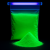 Pigment verde fluorescent UV neon, pudră fină, 100 g pentru vopsele