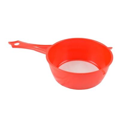 Strecurătoare roșie din plastic durabil, 19 cm, cu mâner lung – Perfect Home