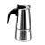 Espressor moka din oțel inoxidabil pentru 4 căni, compatibil cu orice plită