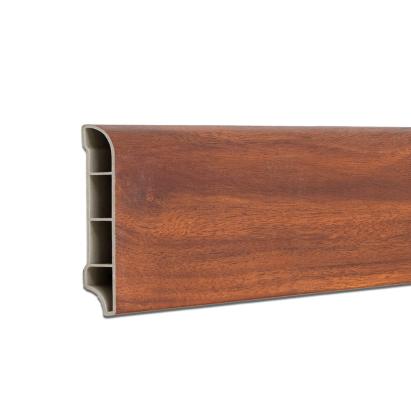 Plintă din vinil SPC Leziter, nuc Serengeti, 2400x60x12 mm pentru pardoseli