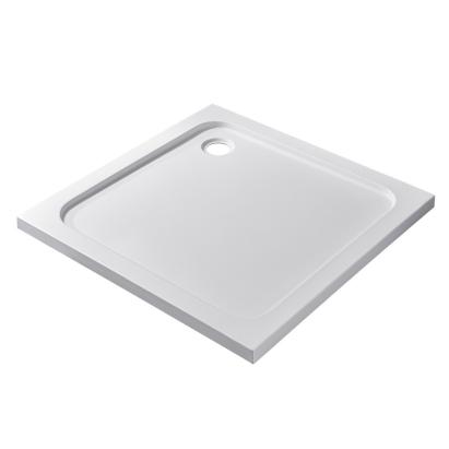 Cădiță de duș acrilică Leziter Modena Slim pătrată joasă 100x100 cm