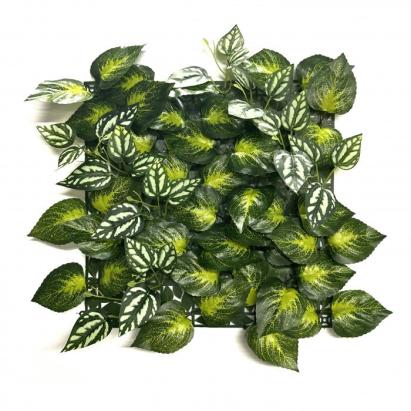 Panou perete verde artificial Mirpol Aureus 33x33 cm, plastic PE cu filtru UV