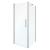 Cabină de duș pătrată Kerra Monica 90x90x190 cm, ușă batantă, sticlă 6 mm