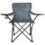 Scaun de camping pliabil cu suport pentru pahar, 110 kg, gri