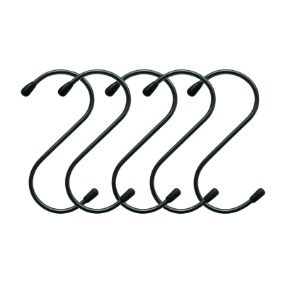 Set 5 cârlige în formă de S din oțel inoxidabil, 7 cm, pentru organizare