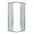 Cabină de duș pătrată Leziter Spirit Matt 80x80x180 cm, fără cădiță