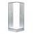 Cabină de duș pătrată Leziter Spirit Matt 90x90 cu cădiță acrilică, 194 cm