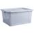 Container de depozitare stivuibil cu capac click 20 L, gri deschis, Vilde