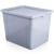 Container de depozitare 30 L cu capac, gri deschis, stivuibil – Vilde