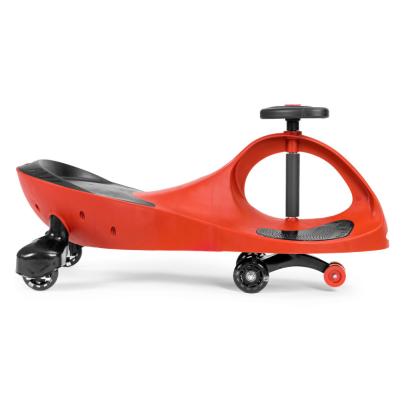 Vehicul Bobo Car Homelux roșu cu roți LED, volan 360° (3+ ani)