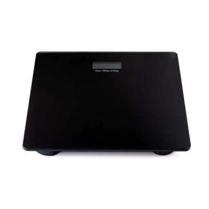 Cântar digital din sticlă pentru persoane, 150 kg, precizie 0,1 kg, 28×28 cm