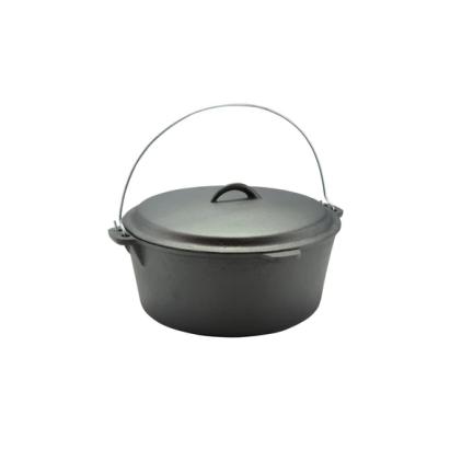 Ceaun din fontă cu capac tip Dutch Oven 7,2 L, 30×14 cm, Perfect Home