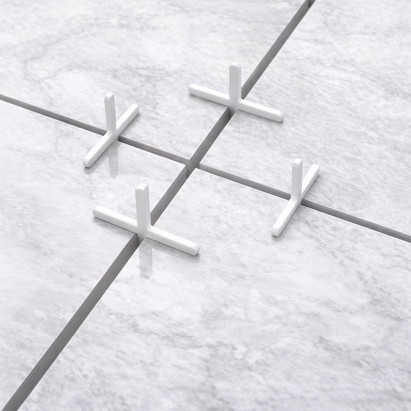 Distanțieri pentru plăci ceramice tip cruce L21, rost 1 mm, set 100 bucăți