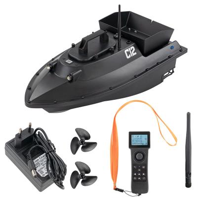 Barcă de nădire Leziter C12 cu GPS, 600 m, 2,5 kg, neagră