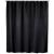 Perdea de duș impermeabilă neagră 180x180 cm, cu 12 cârlige incluse