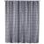 Perdea de duș impermeabilă gri 180x180 cm, cu 12 cârlige, model carouri